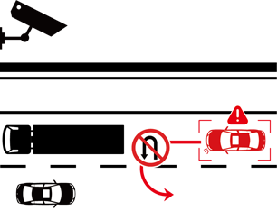 Illegal U-turn Detection