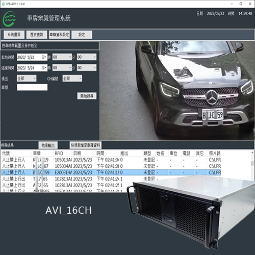 AVI_16CH-LPR Analysis Server